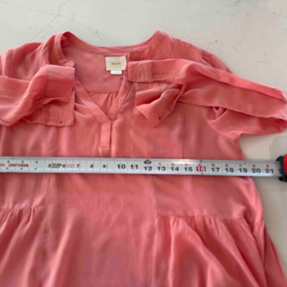 Anthropologie Maeve Laiken Henley Blouse Size 12 - Picture 7 of 8